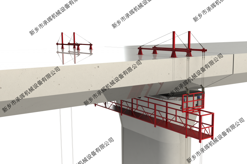 桥梁底部施工电动吊篮