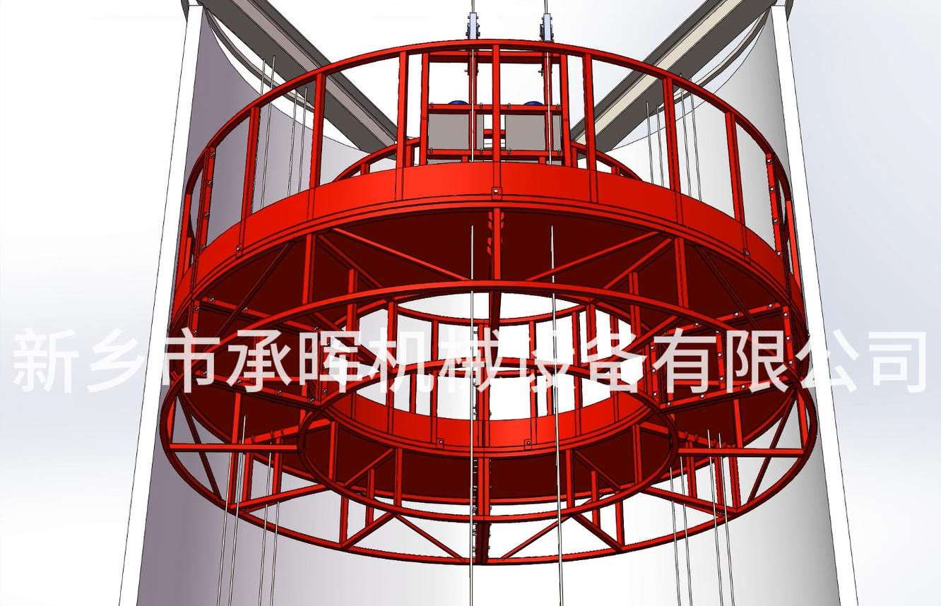 烟囱内壁施工电动吊篮